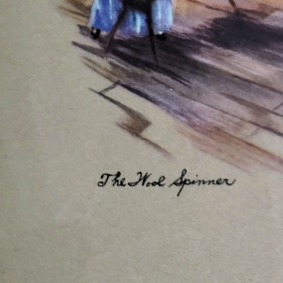 Vintage Wood Framed Signed Print - Picture 7 of 12